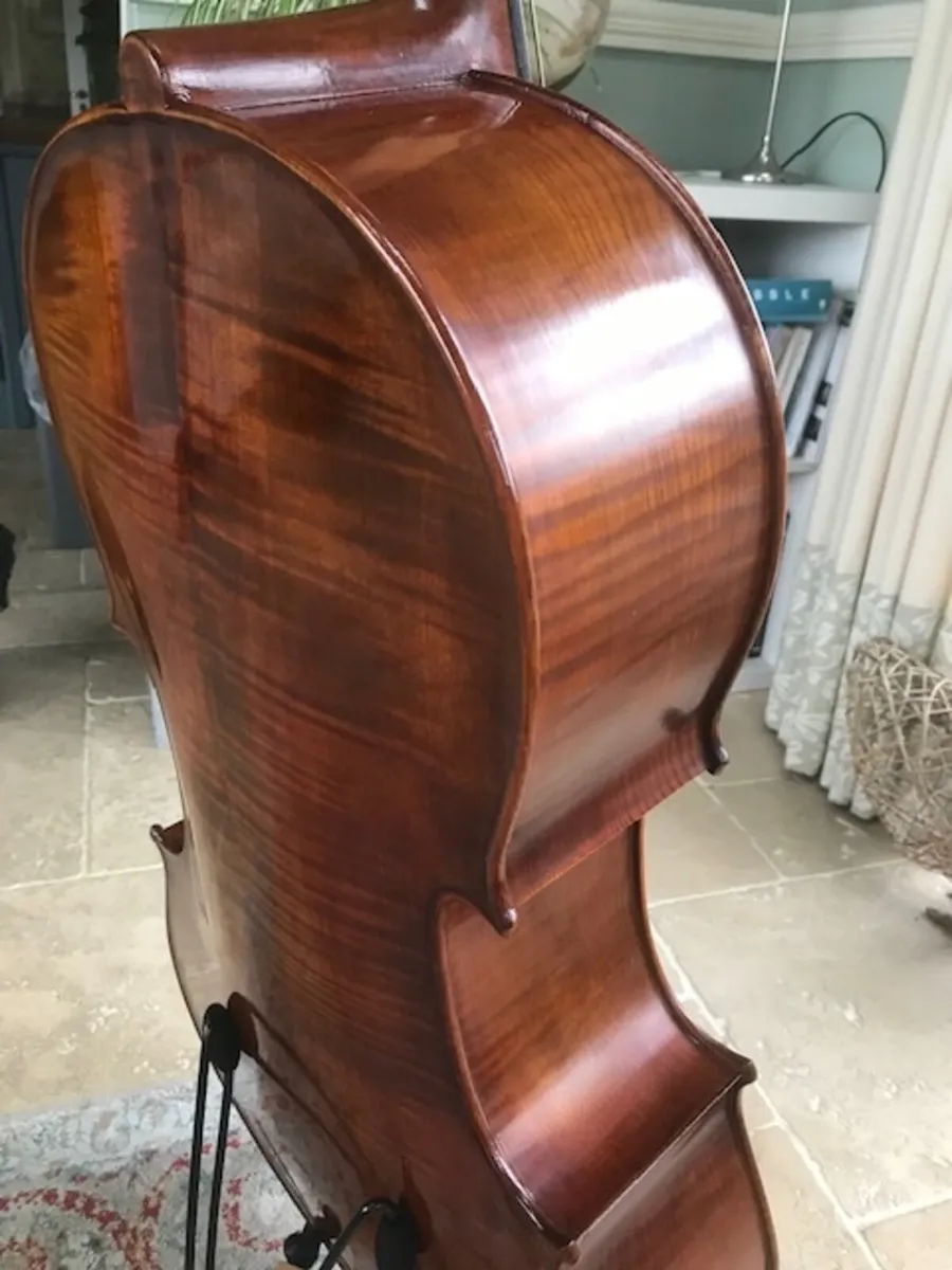 Strad design, hand carved masterbuilt Cello + Case - Image 4