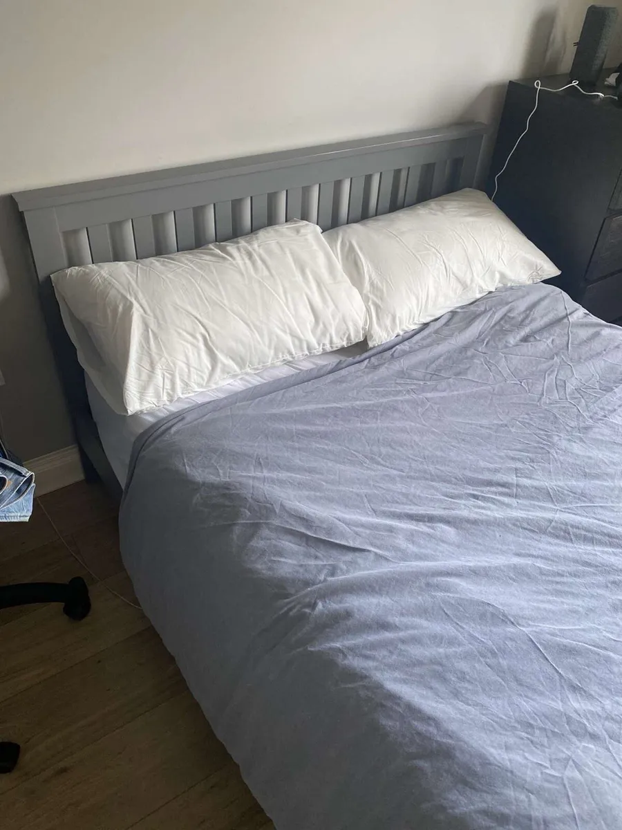 Bed frame and mattress - Image 1