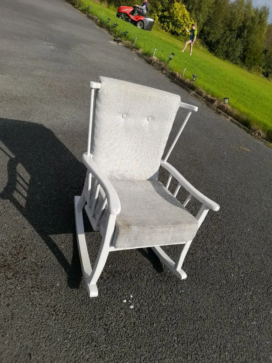 Grey Rocking Chair - Image 2