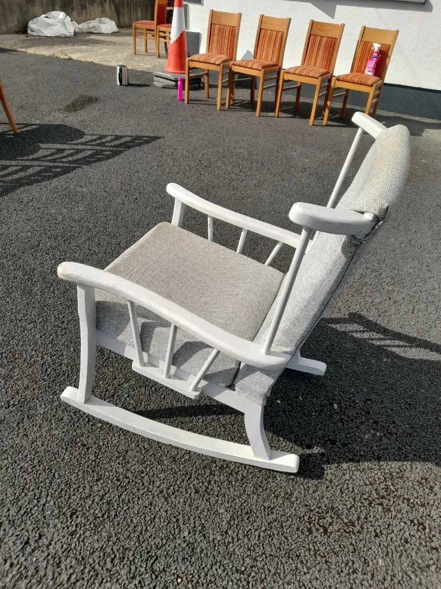 Grey Rocking Chair - Image 3