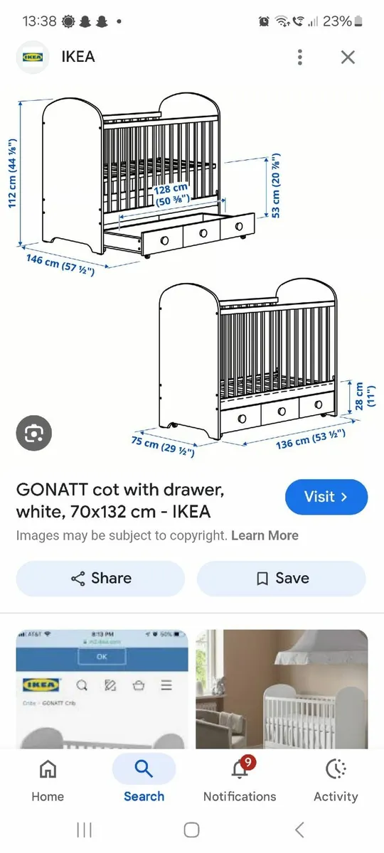 Cot/toddler bed - Image 2