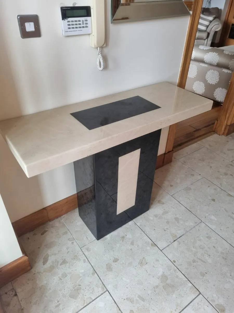 Marble Console Hall Table