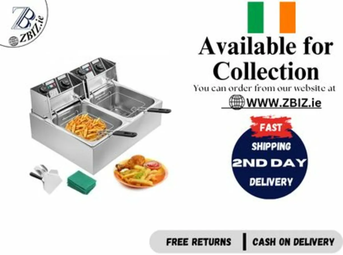Commercial 20L Deep Fryer High-Capacity Fryer - Image 1