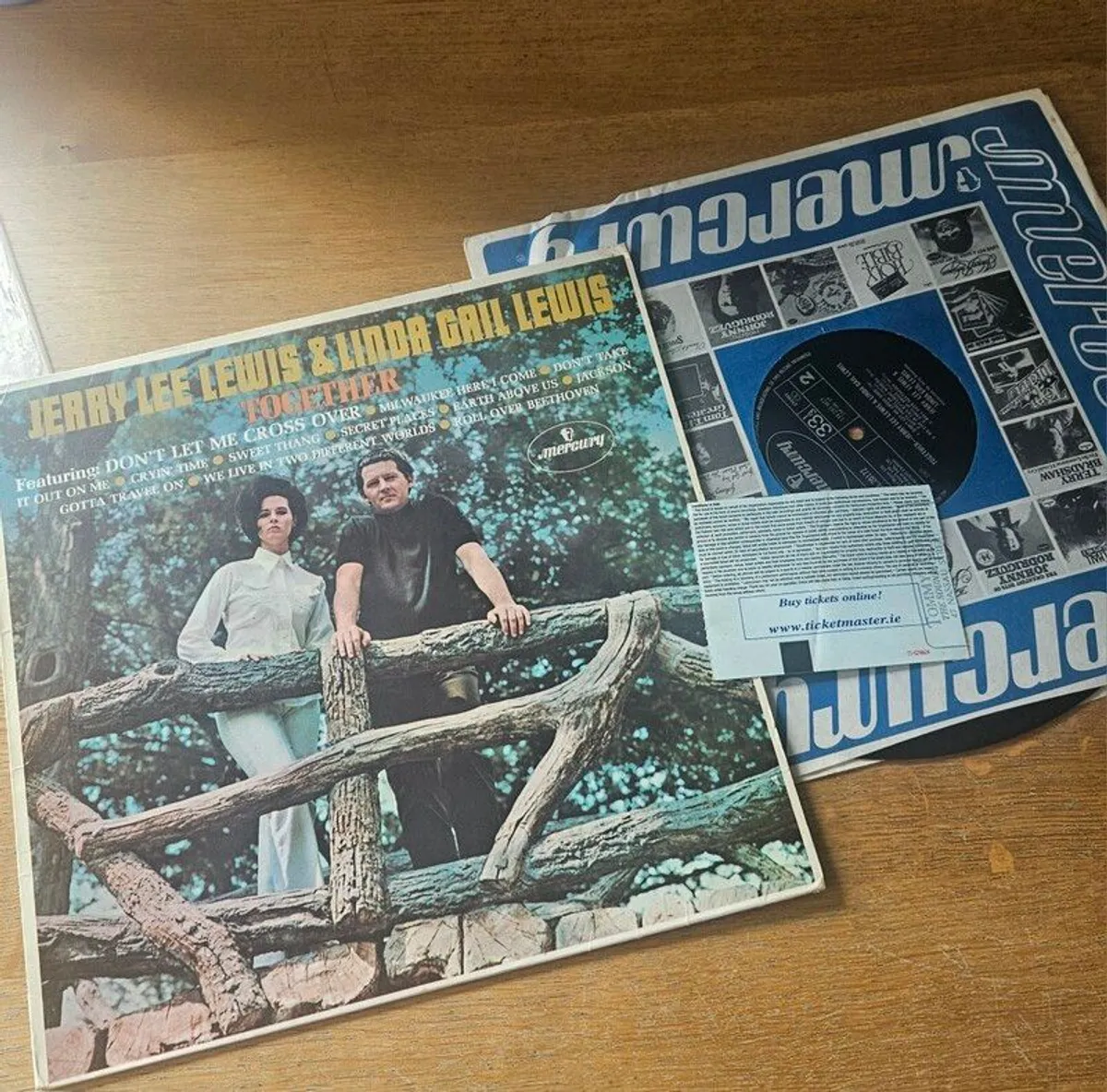 Vinyl Record - Jerry Lee Lewis & Linda Lewis - signed - Image 4