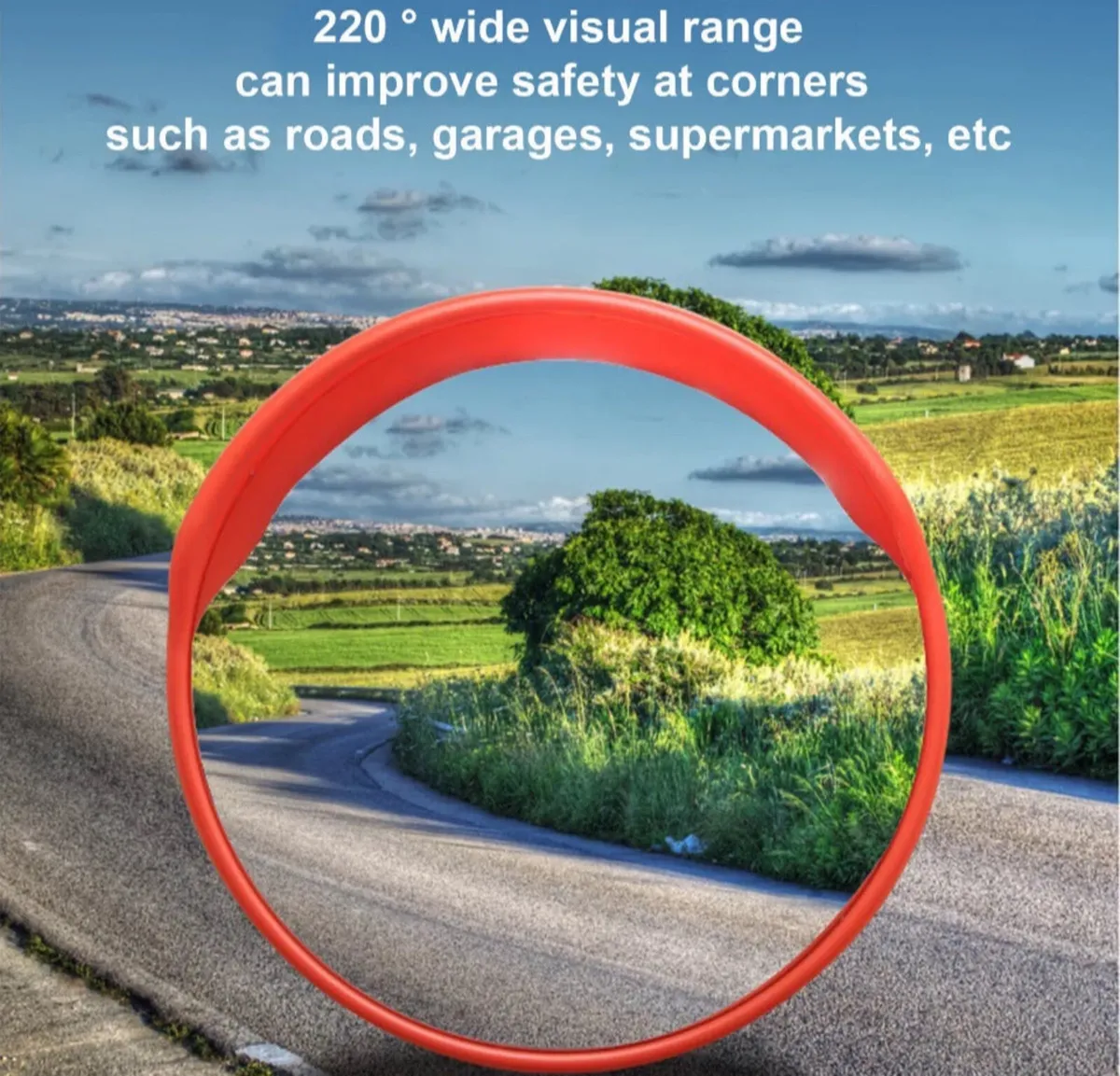 60cm Driveway Convex Curved Safety Mirror NEW - Image 3
