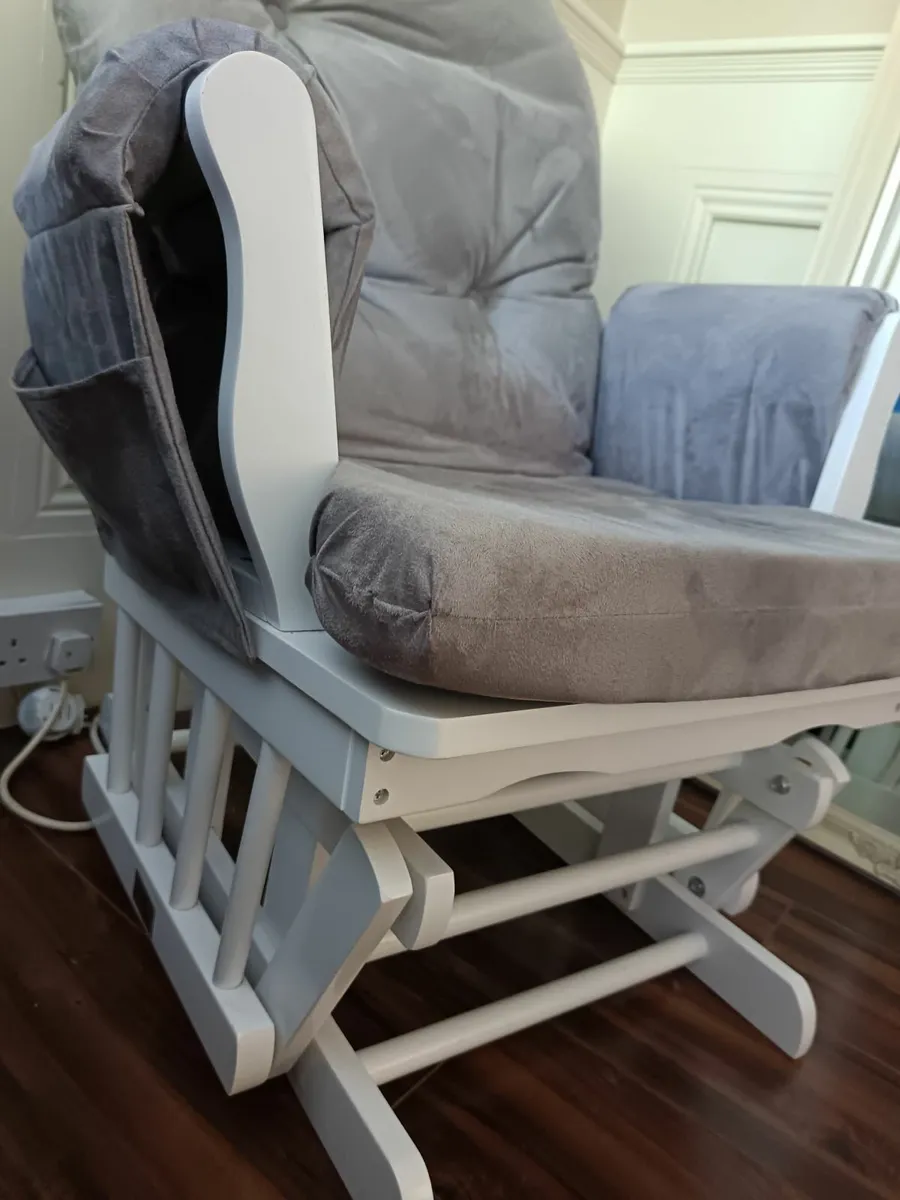 Rocking Chair & Footstool - Image 1