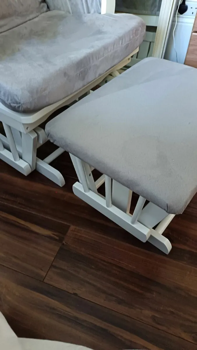 Rocking Chair & Footstool - Image 4