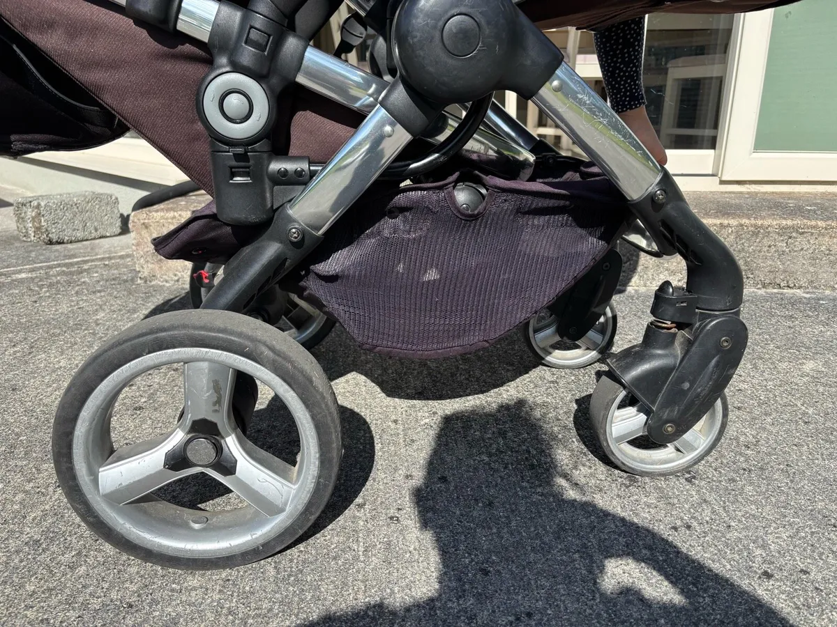icandy double carrycot/buggy system - Image 4