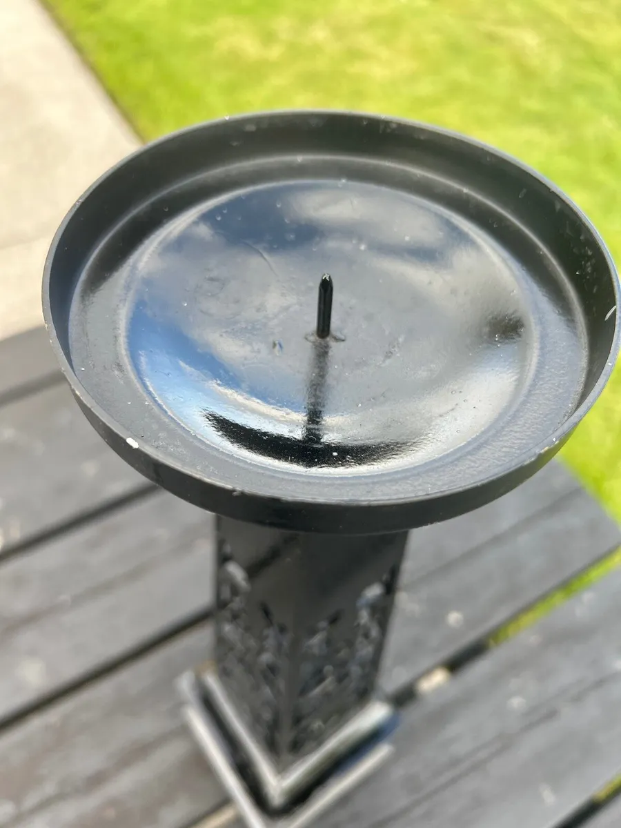 Candle holder  Heavy iron - Image 3
