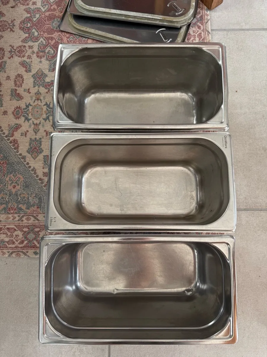 GenWare Stainless steel 1/3 - 150mm Deep - Image 1
