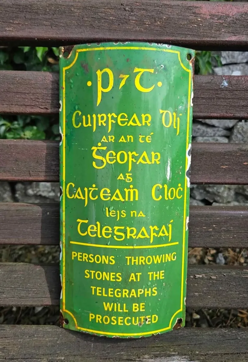 Enamel    P@T sign  in good condition - Image 2