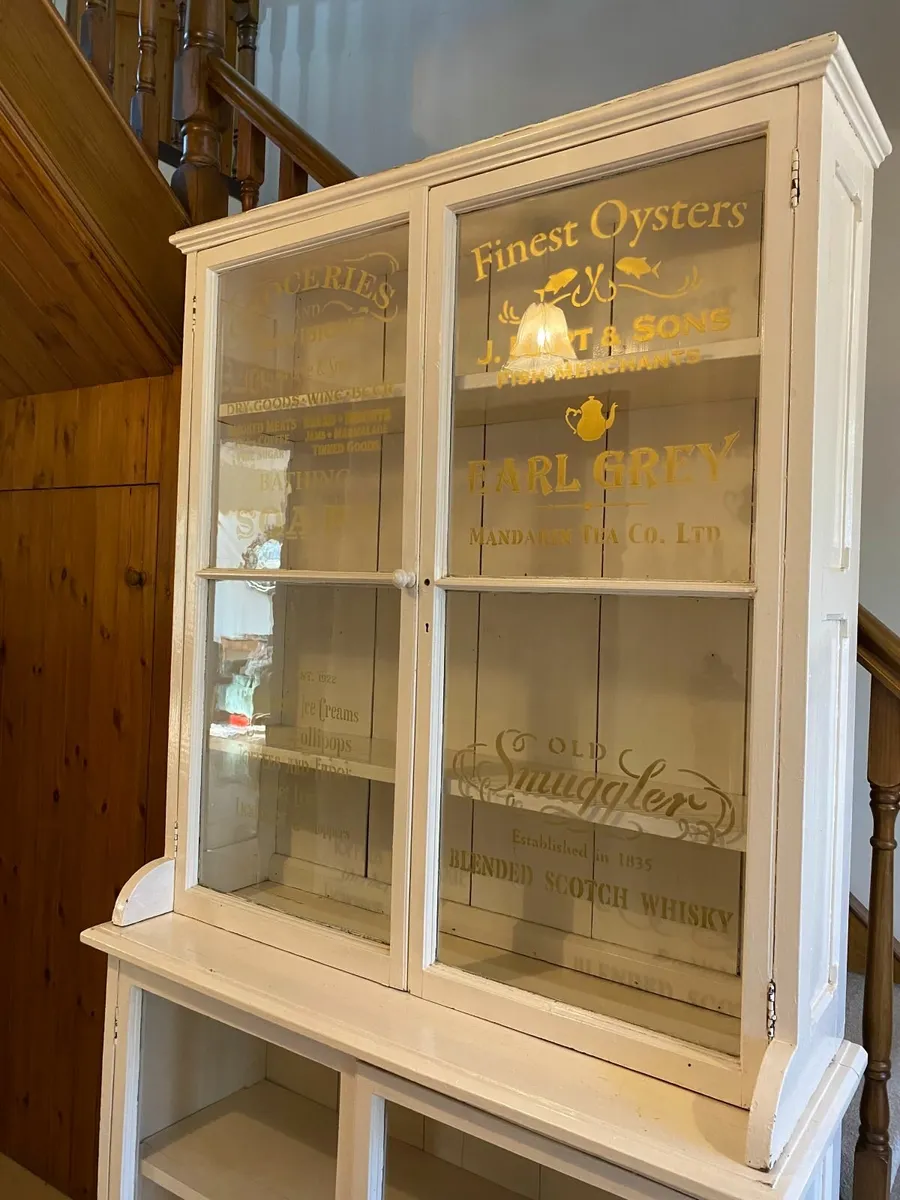 Glazed Cabinet 7ft approx. - Image 2