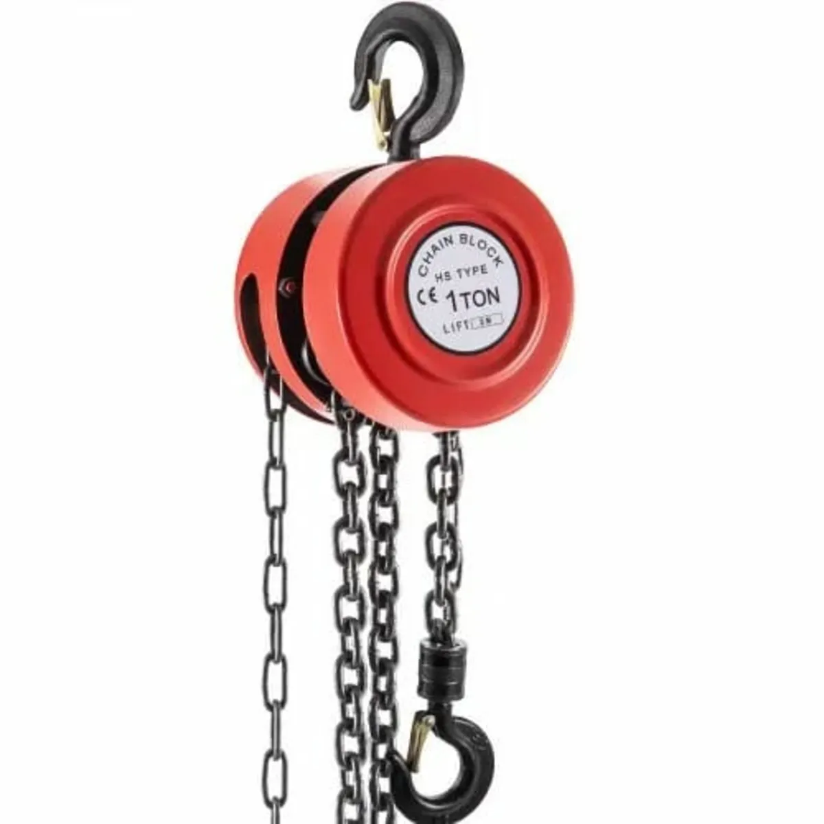 Chain Hoist Chain Block 1 Ton Capacity 7 Feet Lift - Image 1