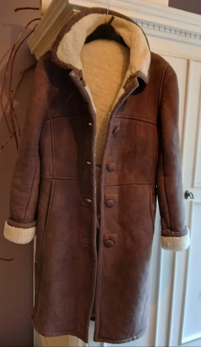 Vintage sheepskin coat