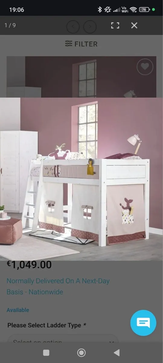 Little Dreamers Lifetime Funland Semi High Bed - Image 1