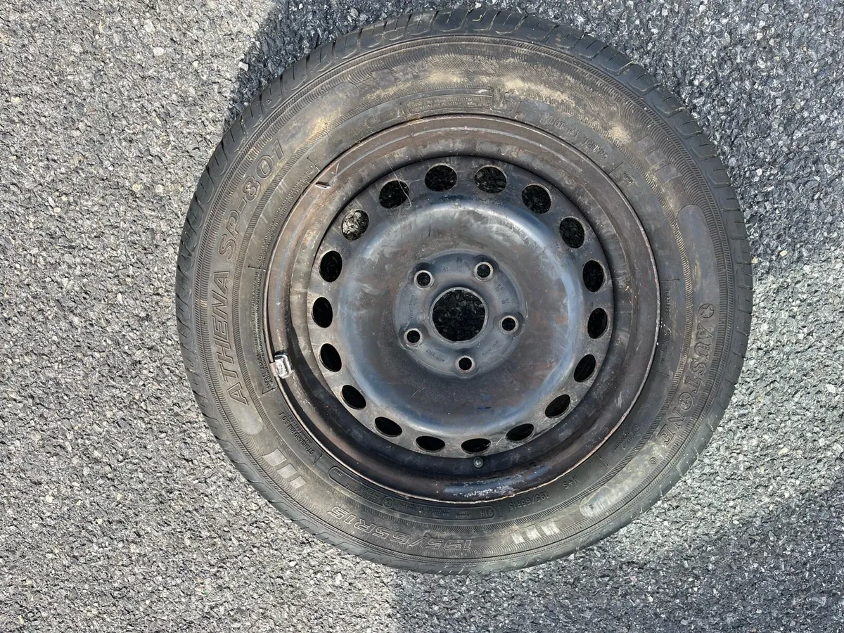 195/65R15 Athena SP-801 Tire on Steel Wheel - Image 1