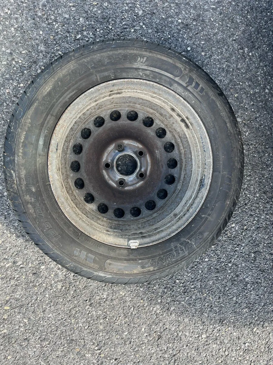 195/65R15 Athena SP-801 Tire on Steel Wheel - Image 2