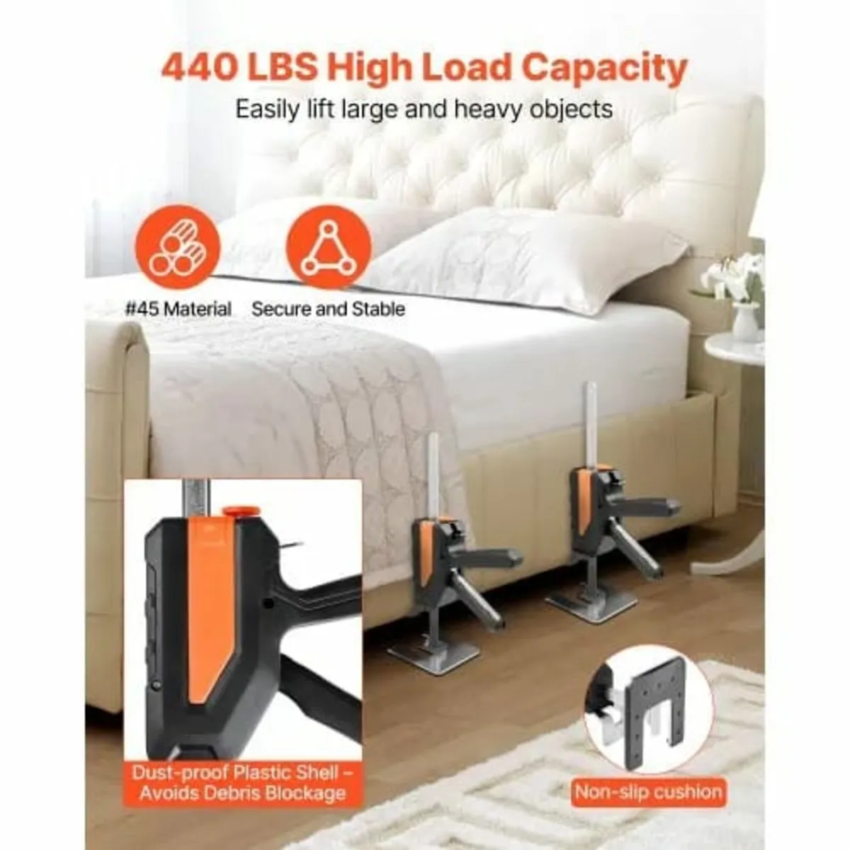 Labor Saving Arm Jack 2 PCS 200kg Capacity 2 Modes - Image 2