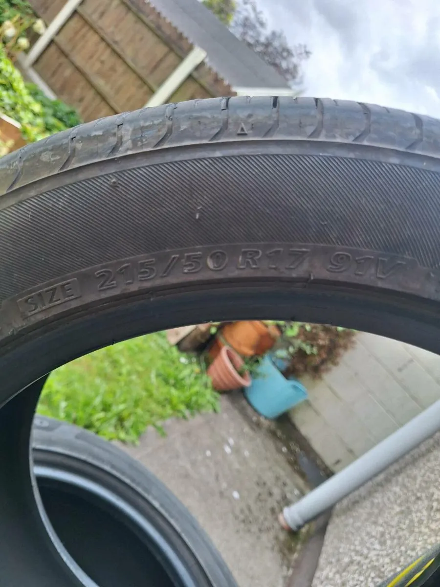 215/50/R17 Tyres in very good condition - Image 4