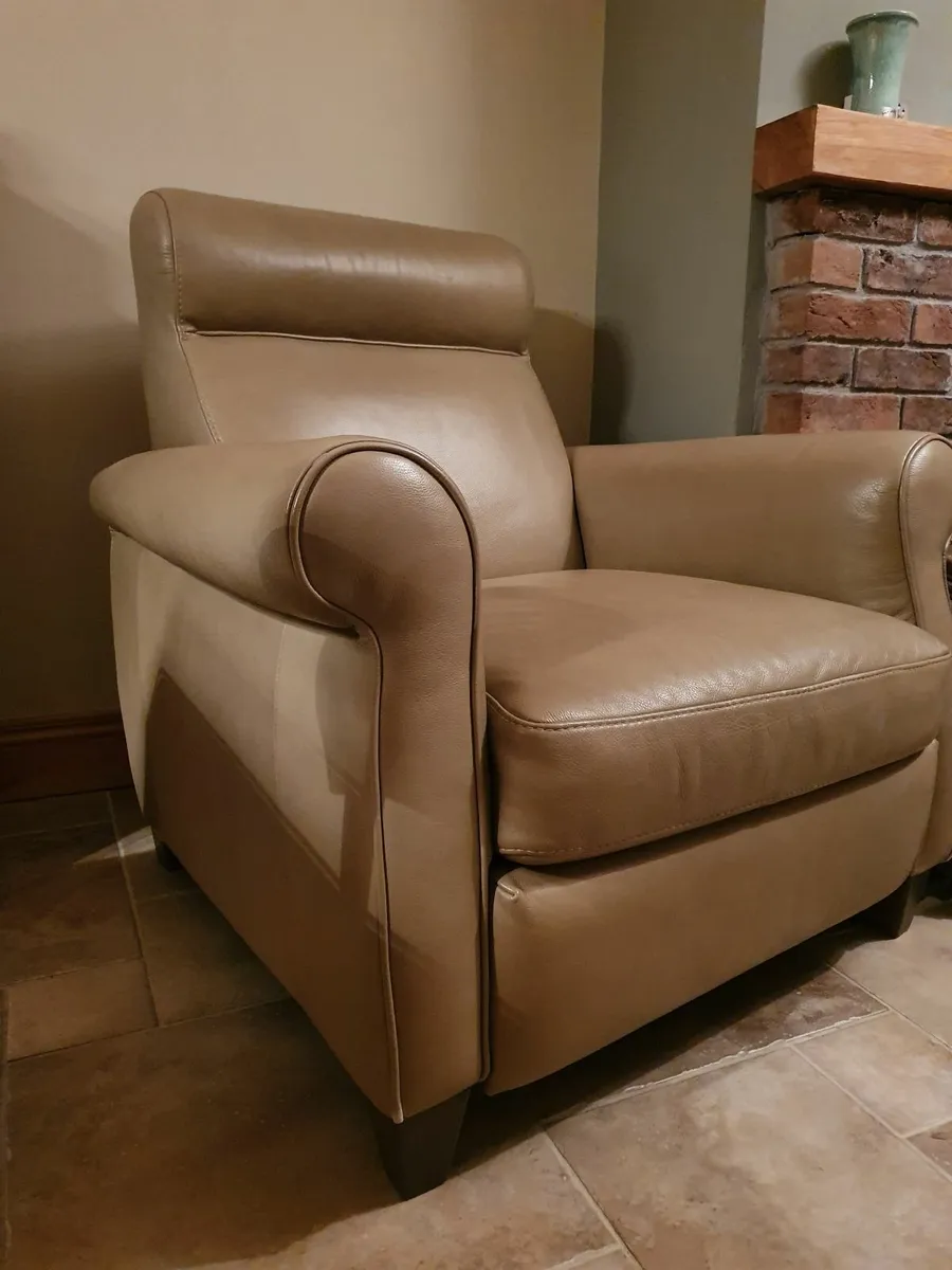 Genuine Italian Leather Couches. - Image 3