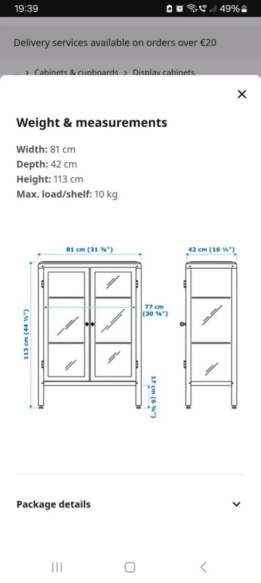 Glass Cabinet ikea - Image 4