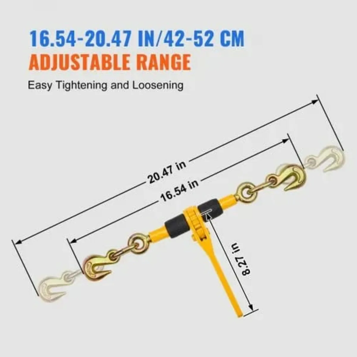 Chain Binder Ratchet Load Binder 1/4"-5/16" 2600 l - Image 2