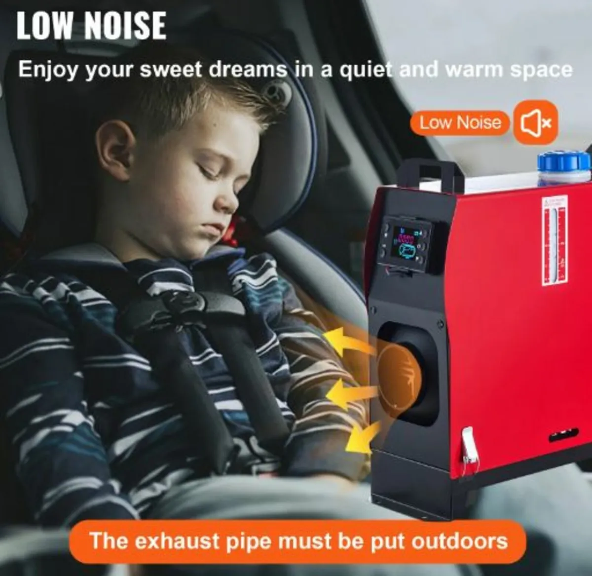 5KW Diesel Air Heater, All in One 12V Diesel - Image 4