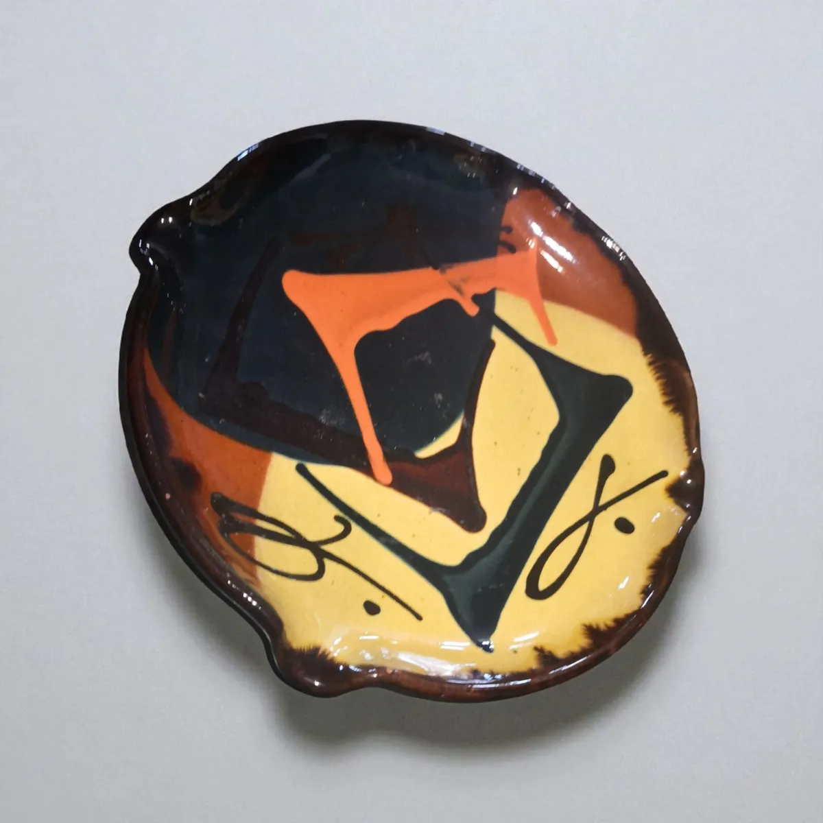 Mid century Thomas Buxo pottery bowl - Image 1
