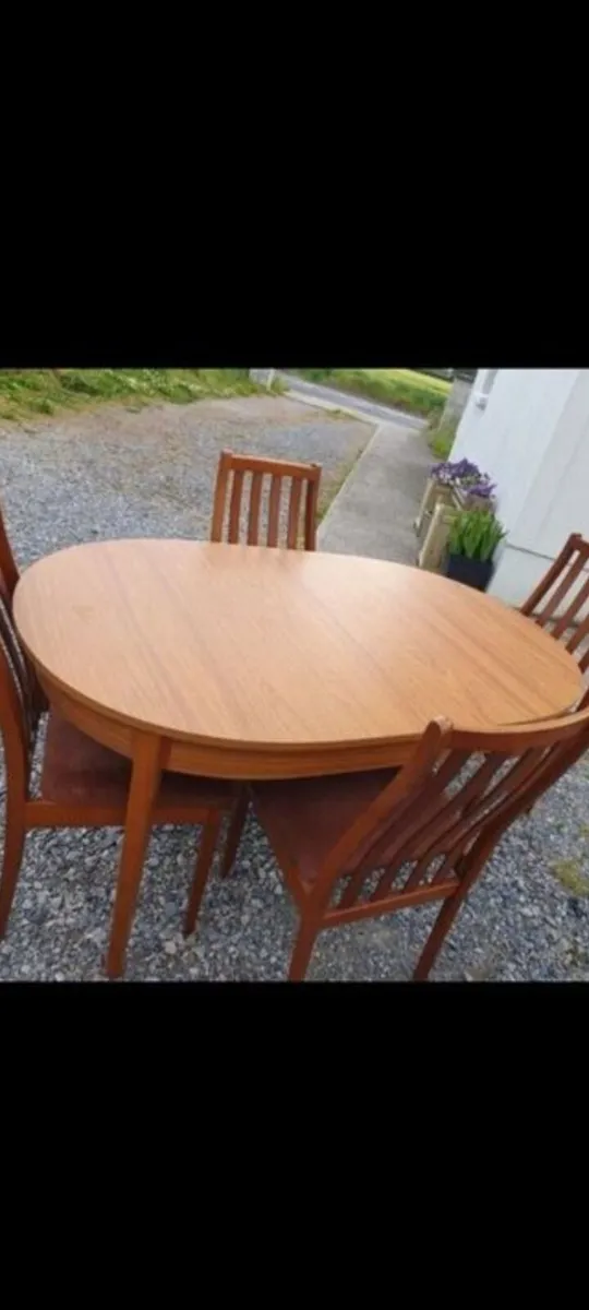 mid century teak dining set stonehill stateroom - Image 4