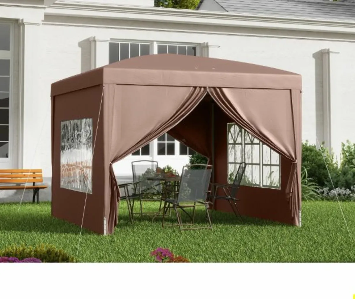 3 x 3 m Pop Up Gazebo, Wedding Party Canopy Tent - Image 4