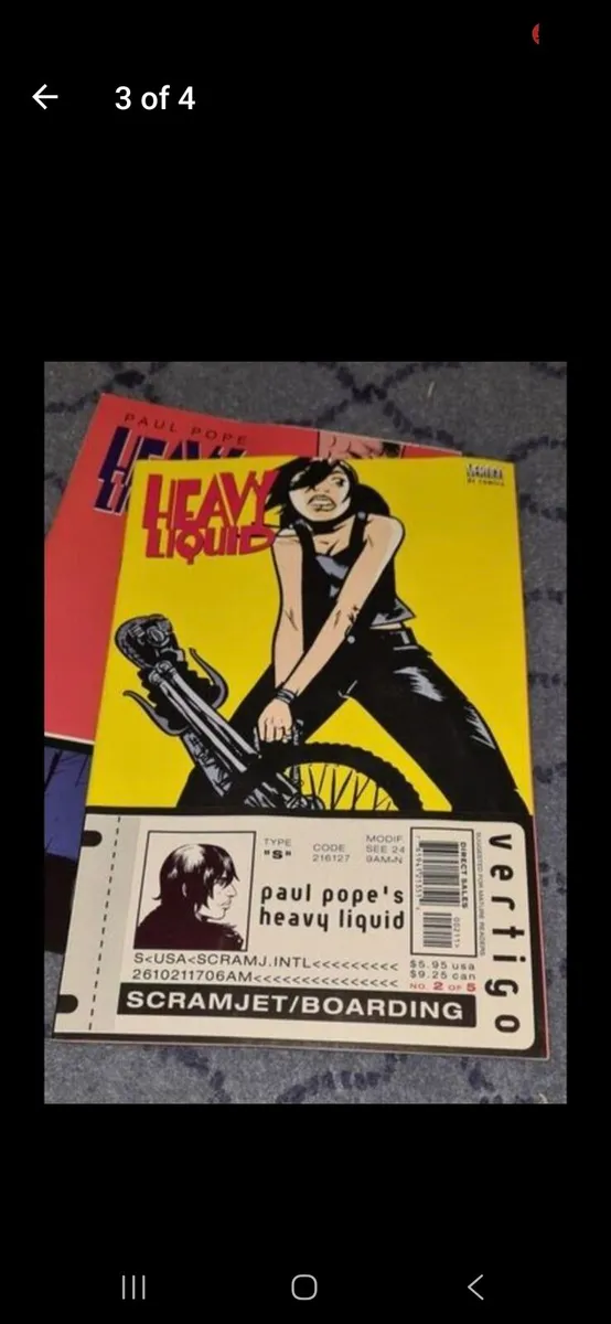 Heavy Liquid Comics x 3 by Paul Pope. - Image 3
