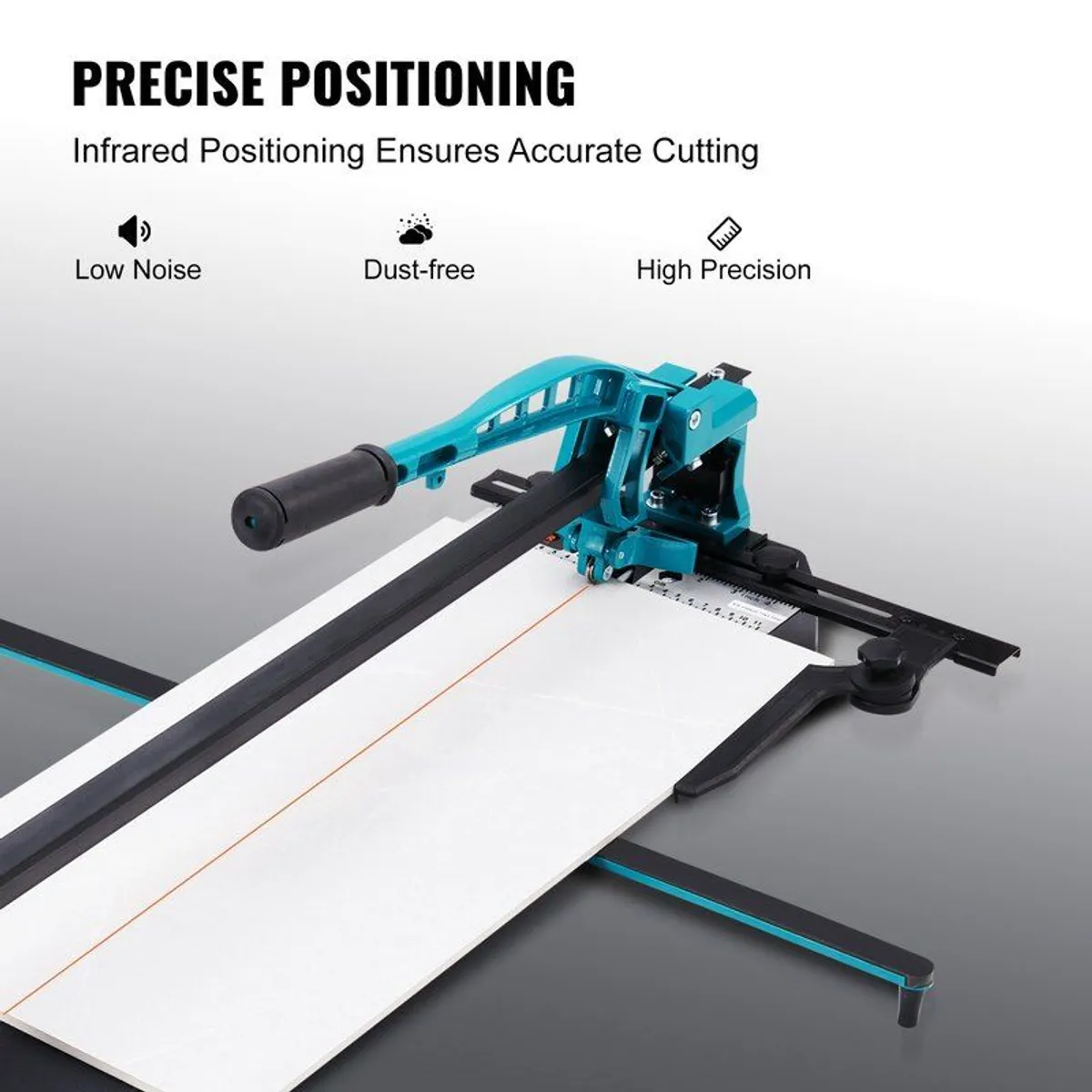 Manual Tile Cutter, 800mm, Porcelain Ceramic Tile Cutter with Tungsten Carbide - Image 3