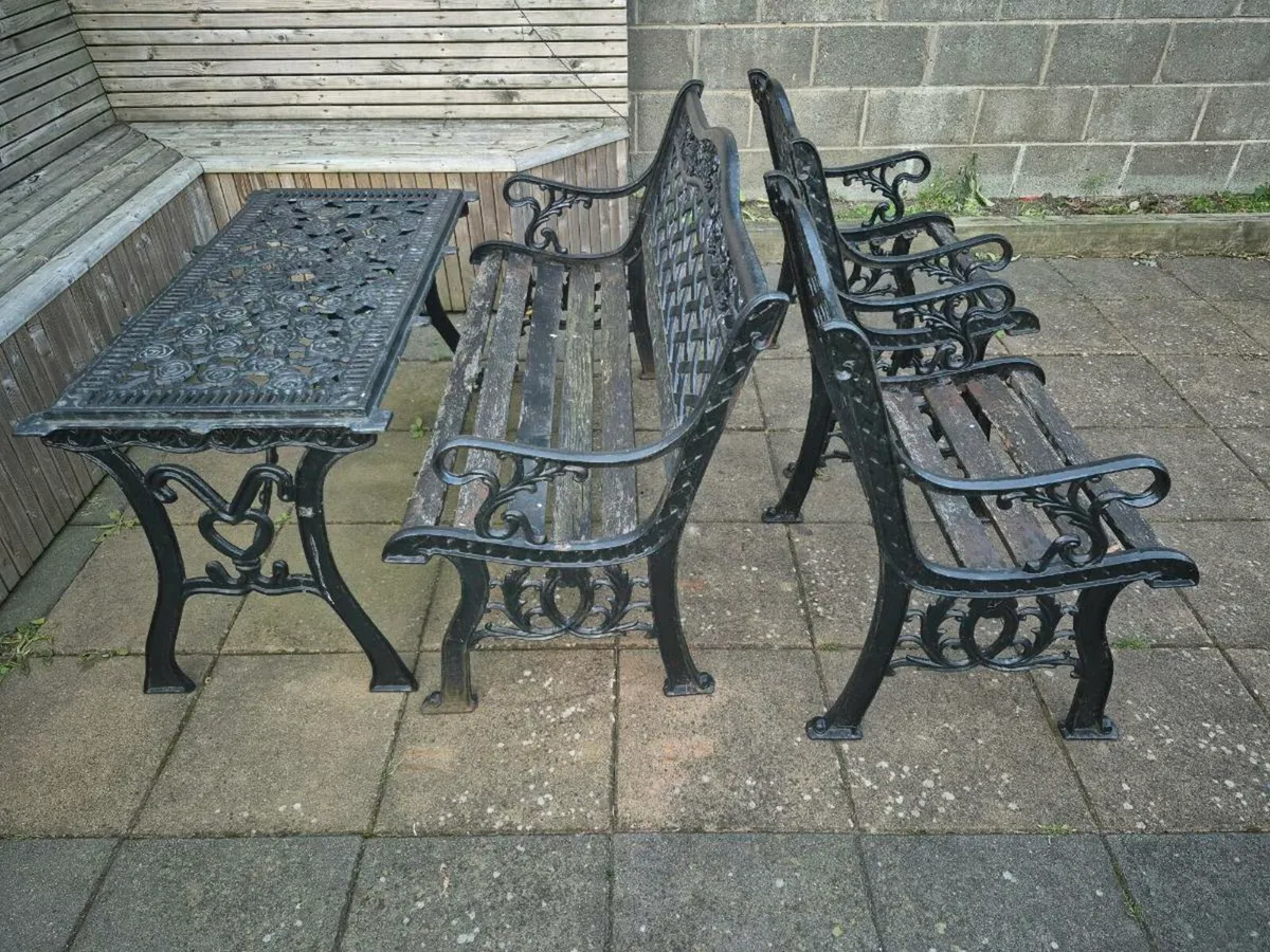 Cast Iron Garden Set – Restoration Project - Image 1