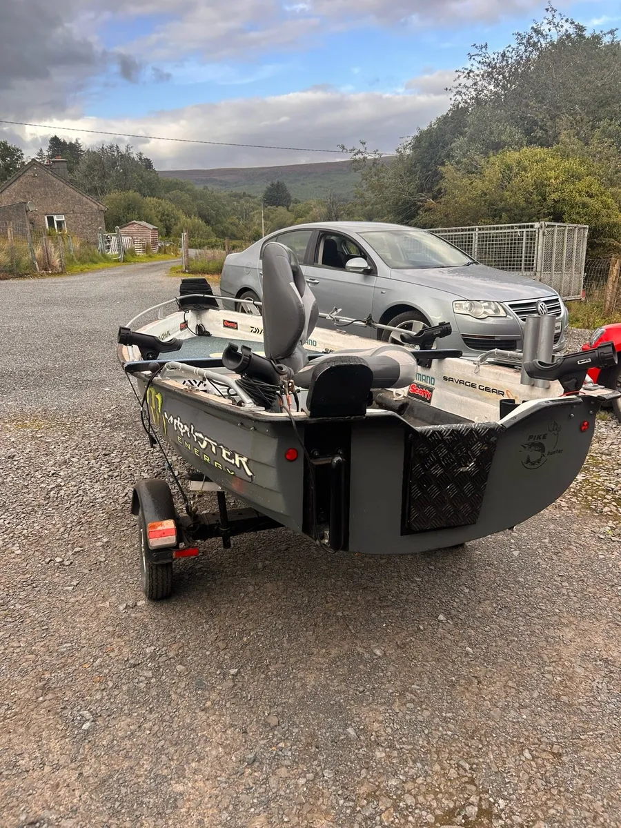 12ft lake boat & trailer - Image 3