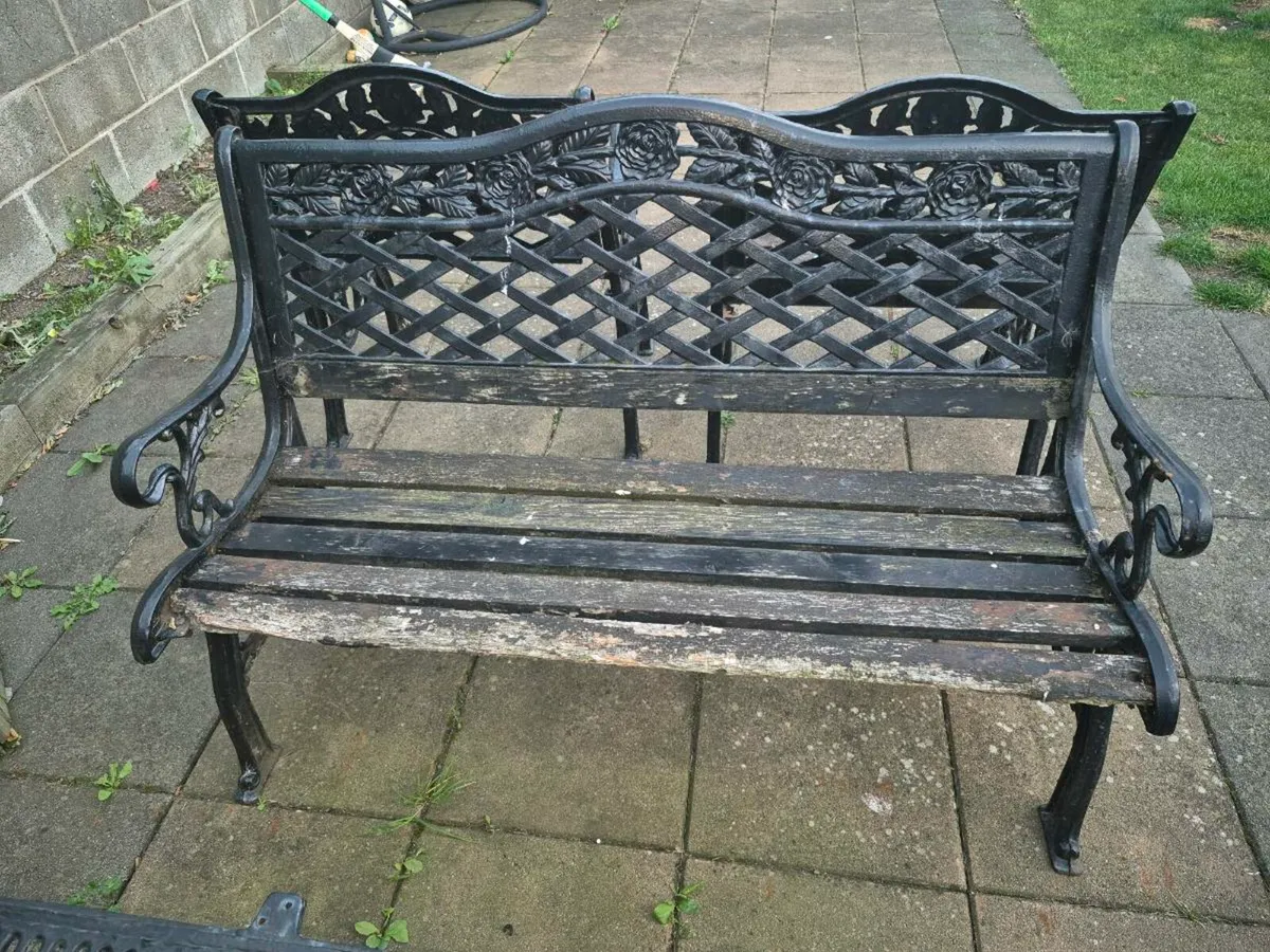 Cast Iron Garden Set – Restoration Project - Image 2
