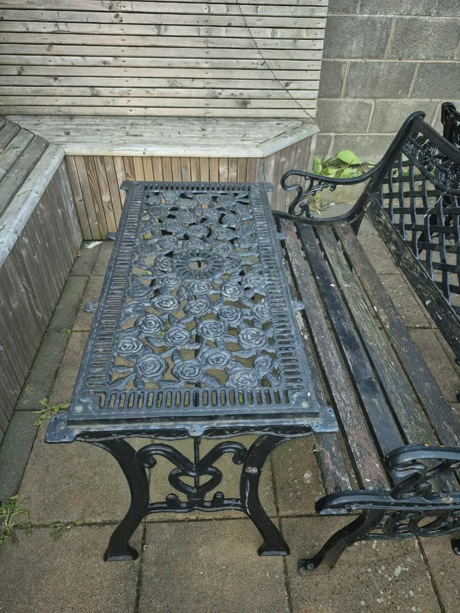 Cast Iron Garden Set – Restoration Project - Image 4