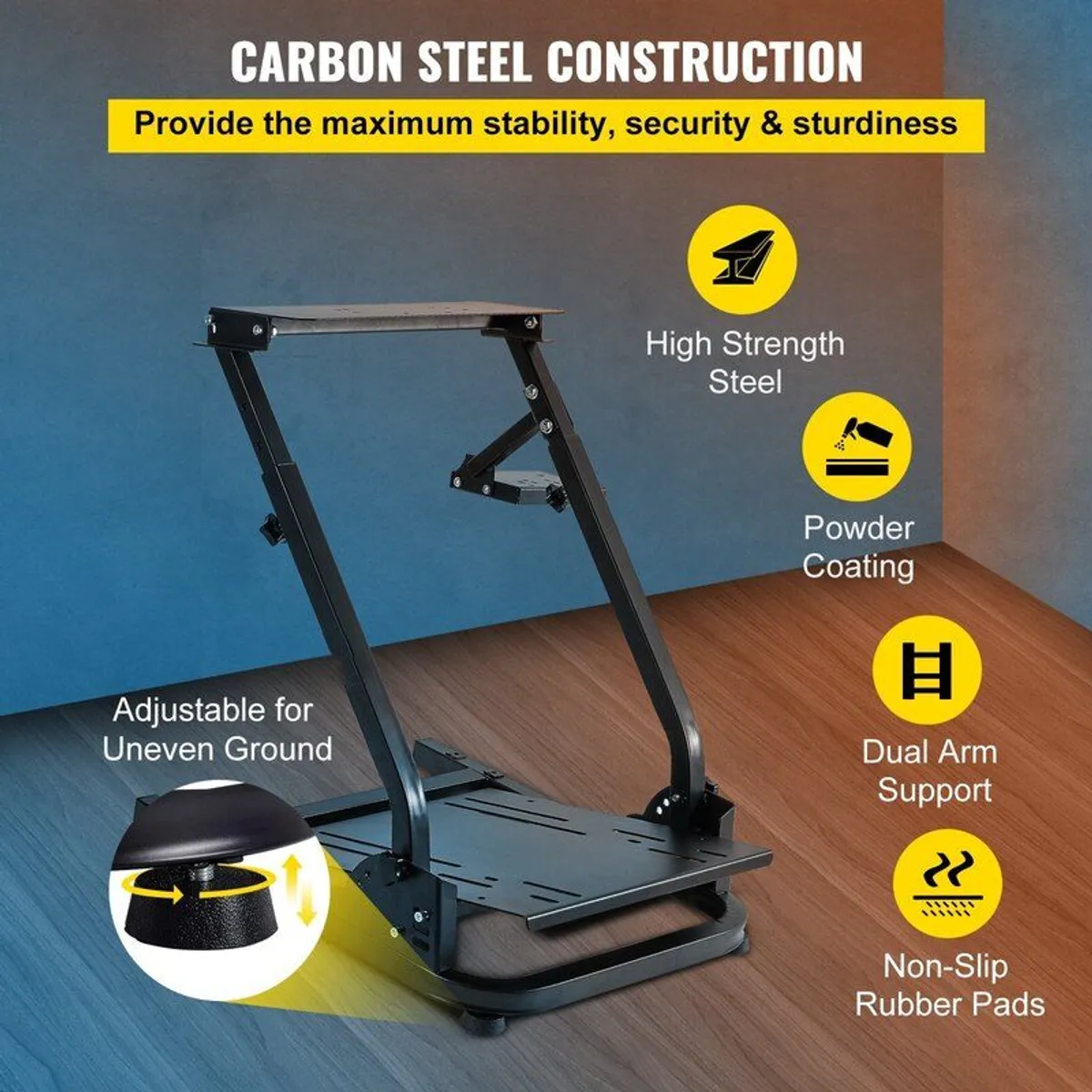 Steering Wheel Stand,G920 Racing Wheel Stand,Logitech Wheel Stand for G25 G27 G29,GT Racing Simulator Wheel Stand - Image 4
