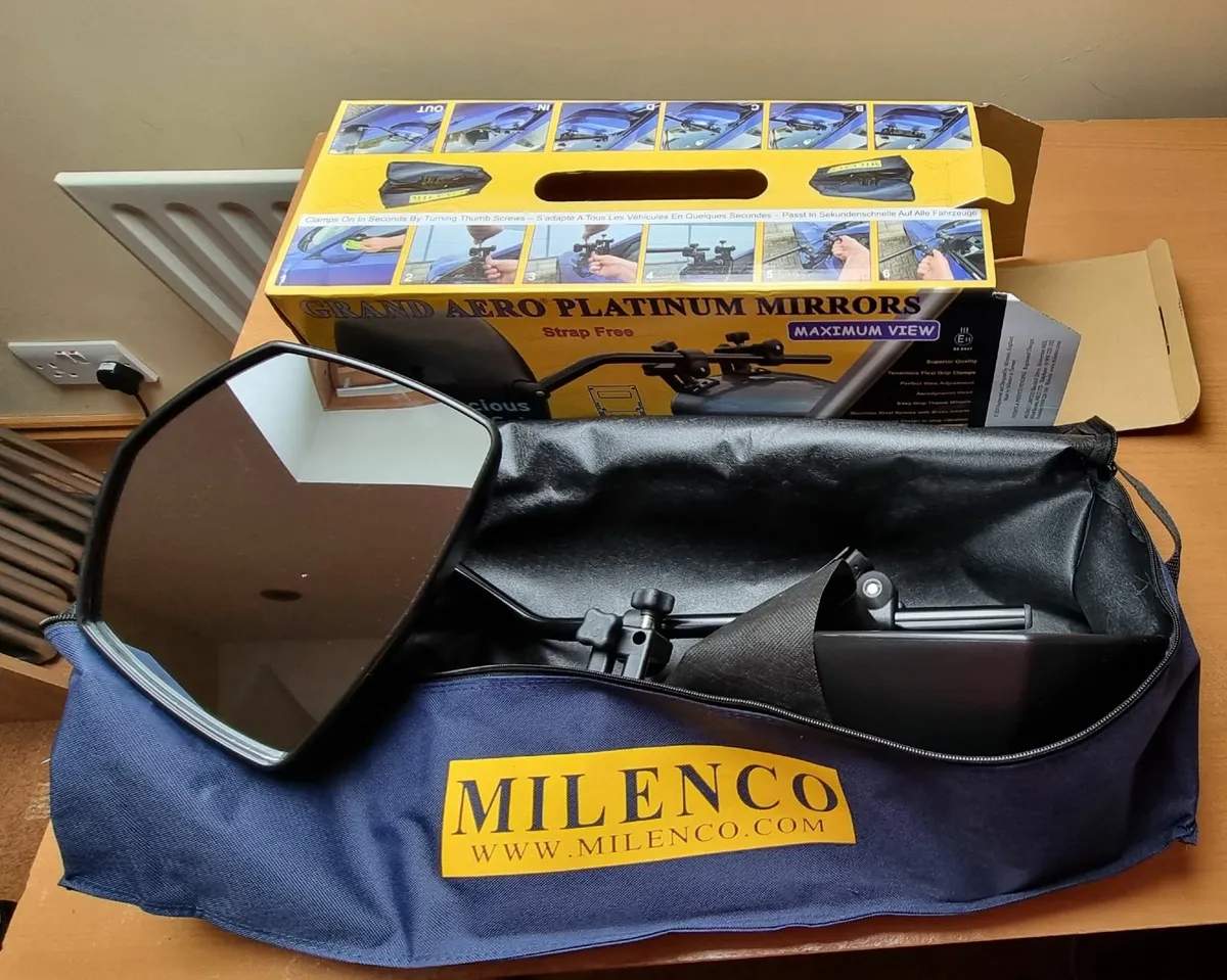 Milenco MIL-6613 Grand Aero Platinum Mirror - Image 1