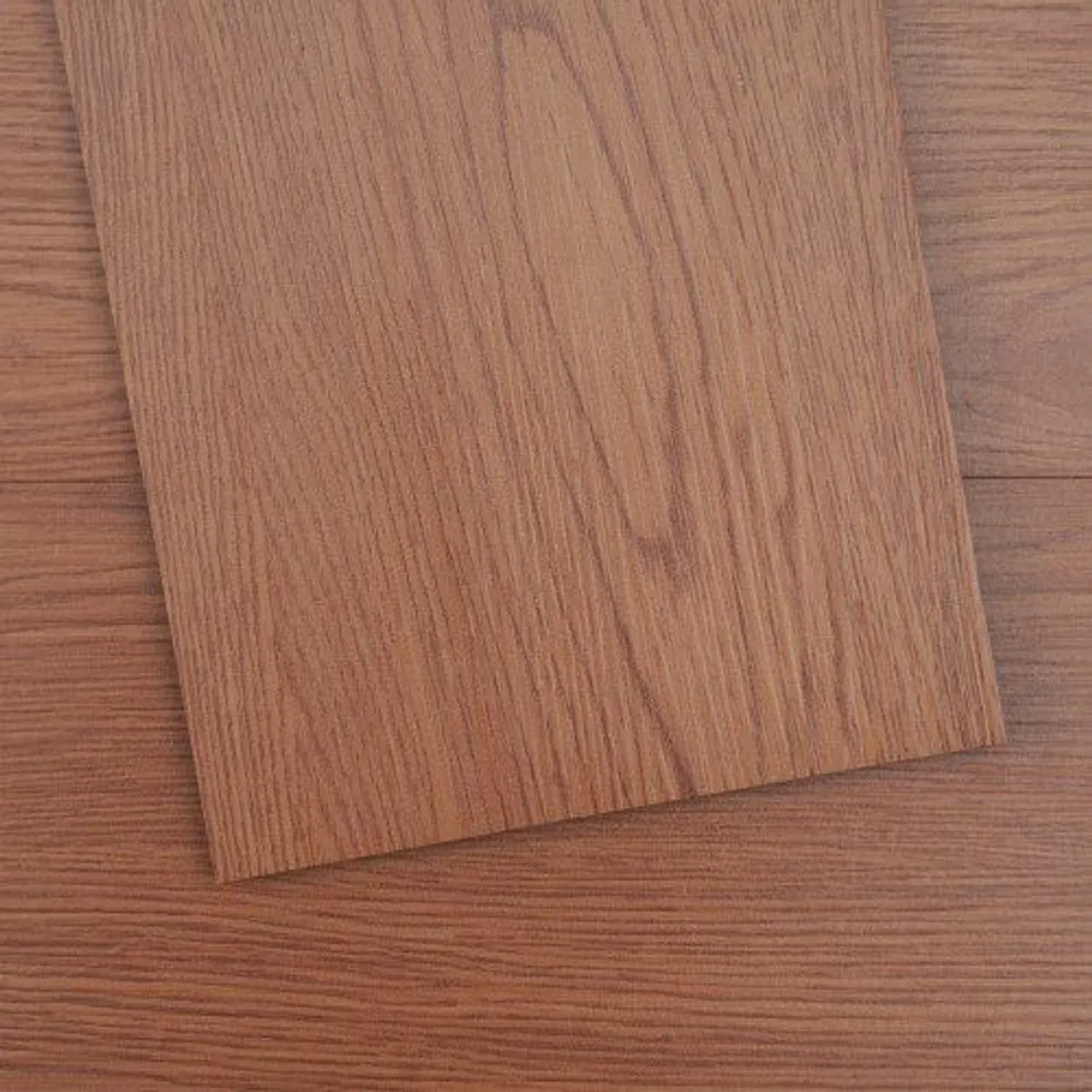Self Adhesive Vinyl Floor Tiles 36 x 6 inch, 36 Tiles 2.5mm Thick Peel & Stick, Deep Brown Wood Grain DIY Flooring - Image 2
