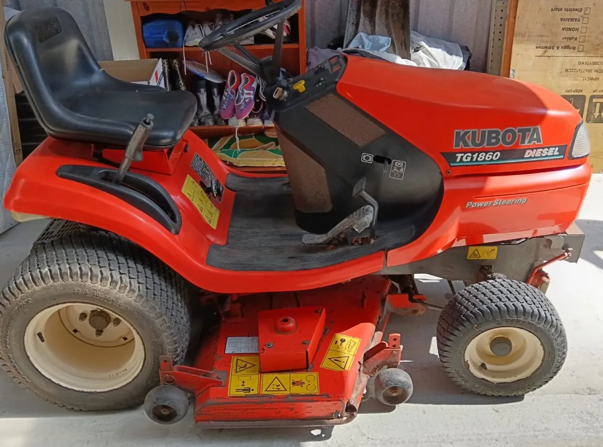 Kubota Diesel Ride on Mower TG1860 - Image 3