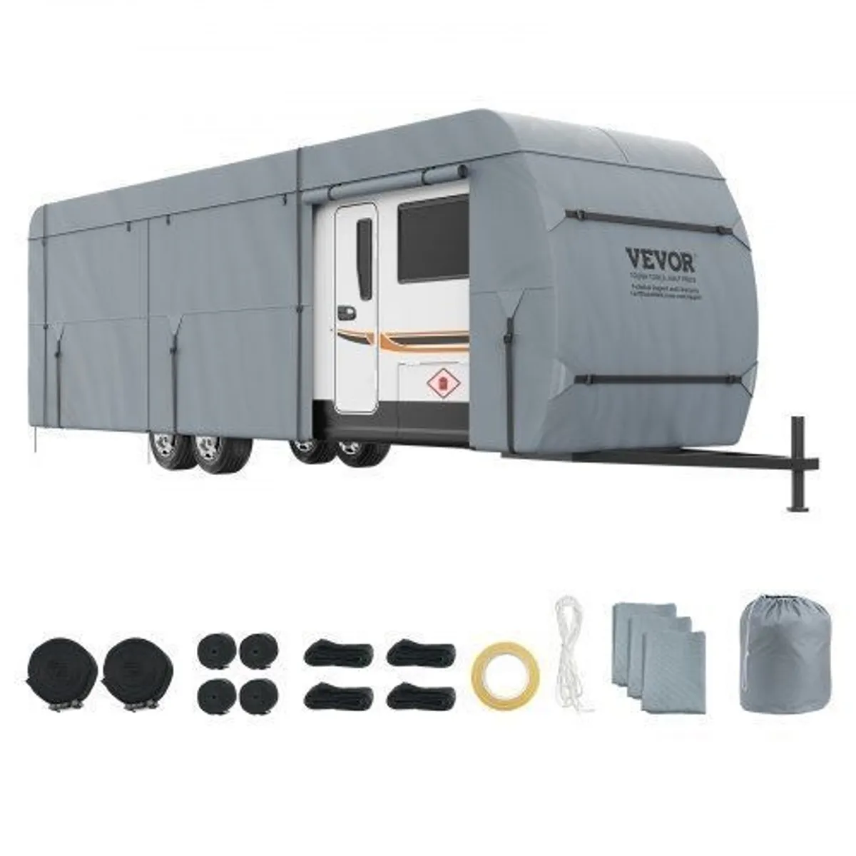 Trailer Travel Camper Cover Waterproof 18'-20' Class A Motorhome RV Cover - Image 2