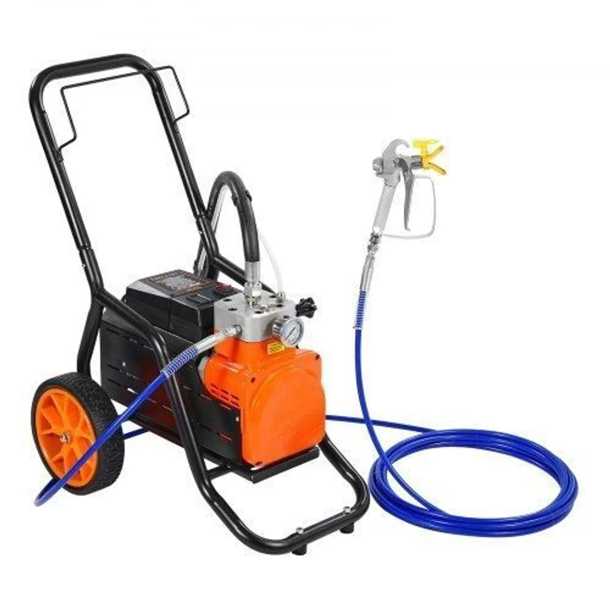 Cart Airless Paint Sprayer Diaphragm Paint Airless Sprayer 1700W Electric - Image 1