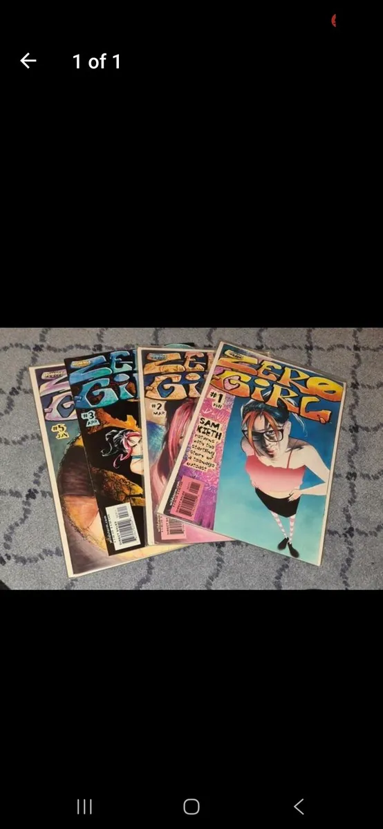 Zero Girls Comics 1,2 3 and 6
