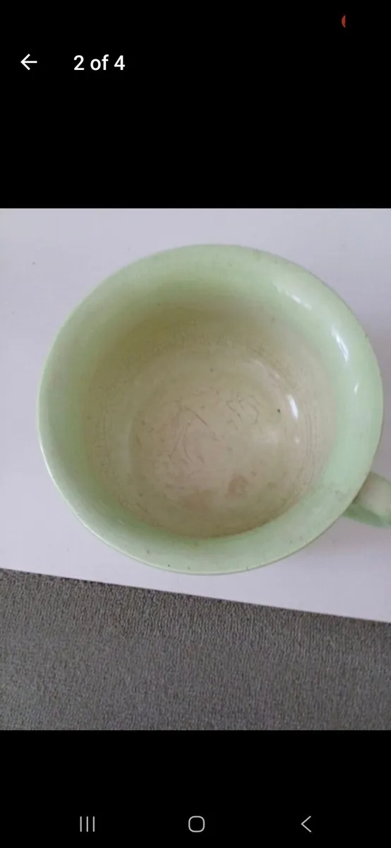 Royal Wilon Green China Chamber Pot - Image 2