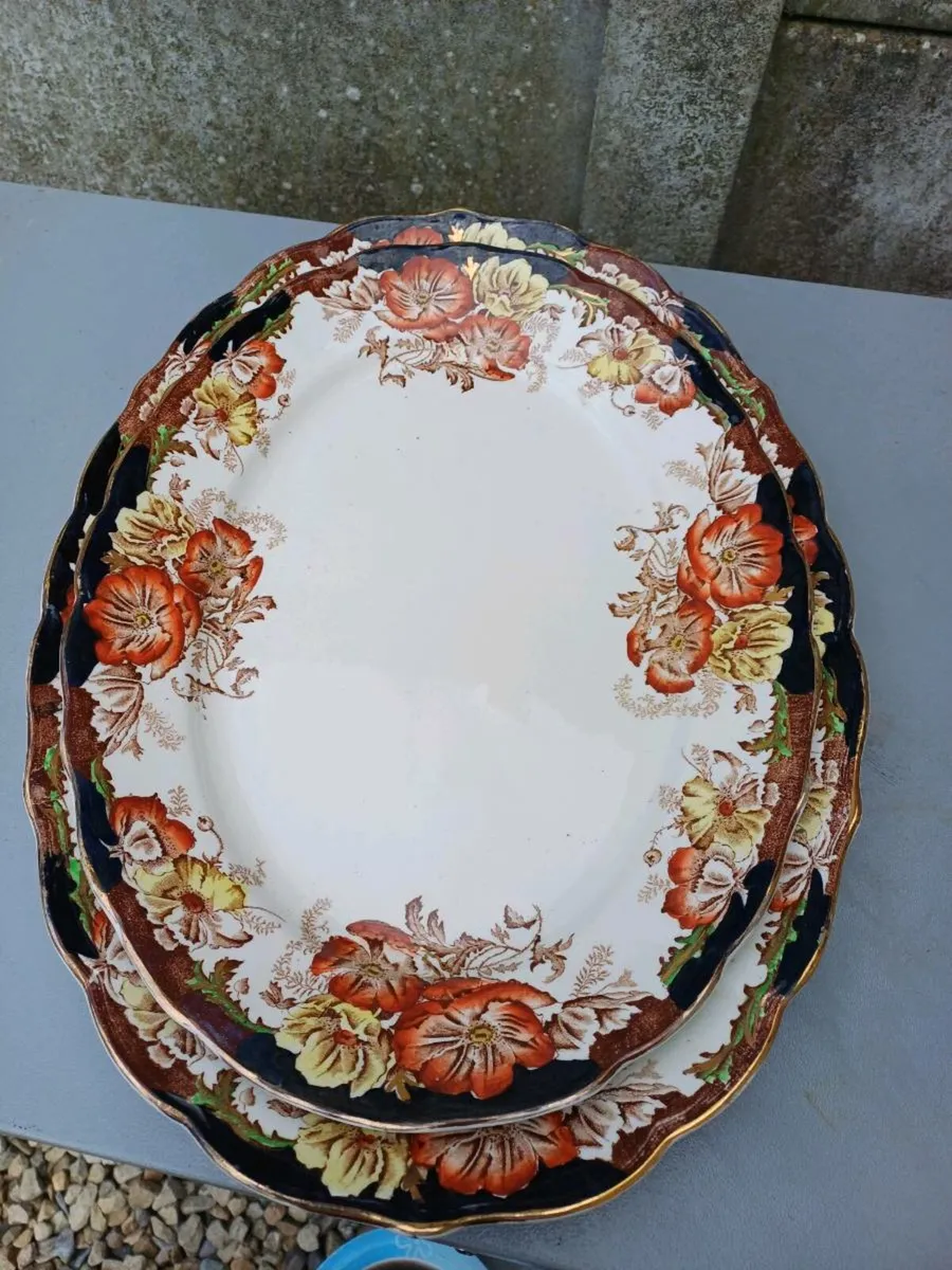 Antique Hollinshead & Kirkham Ceramic Set - Image 2
