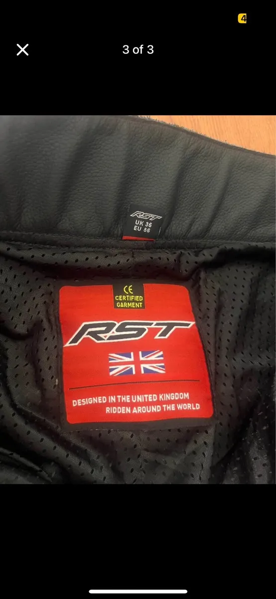 Ladies RST Motorbike Leathers - Image 3