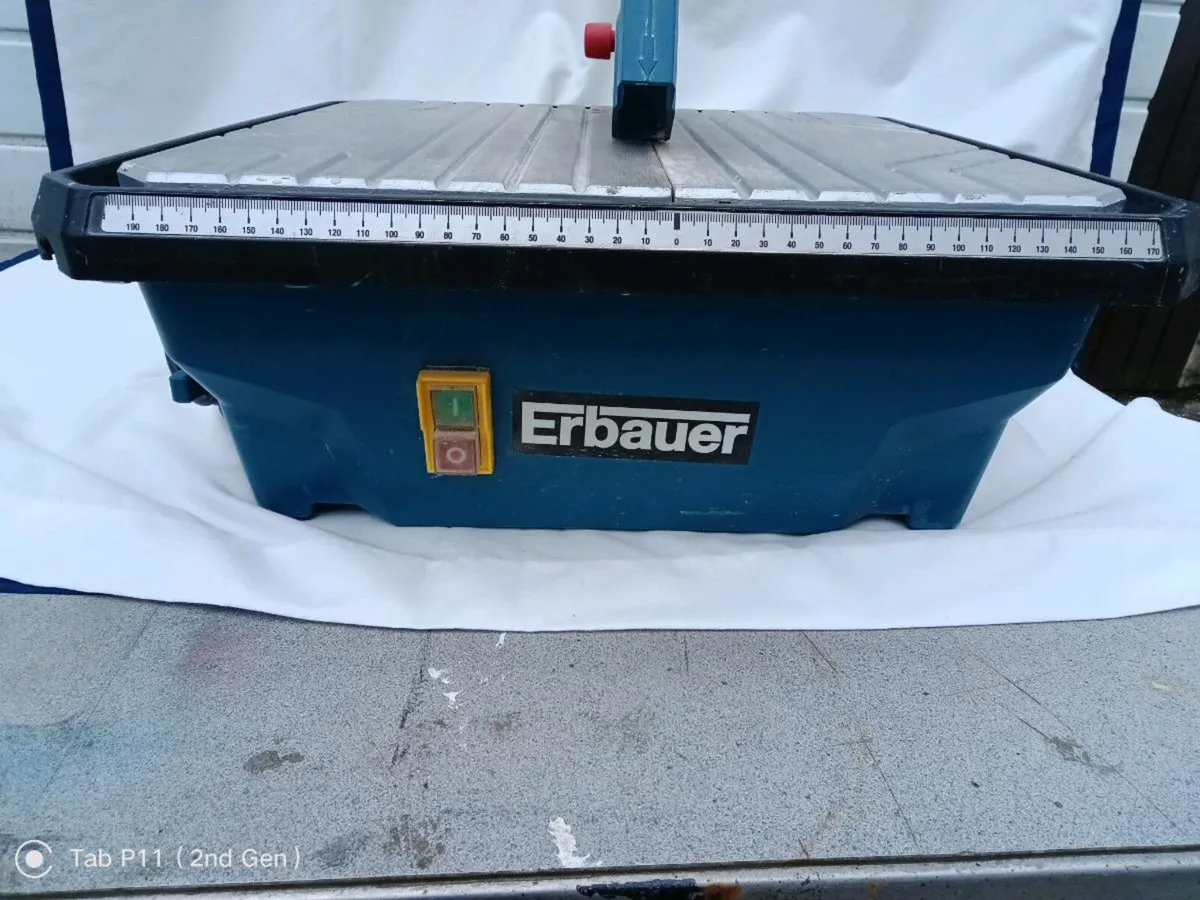 ERBAUER TILE CUTTER WATER WHEEL - Image 2