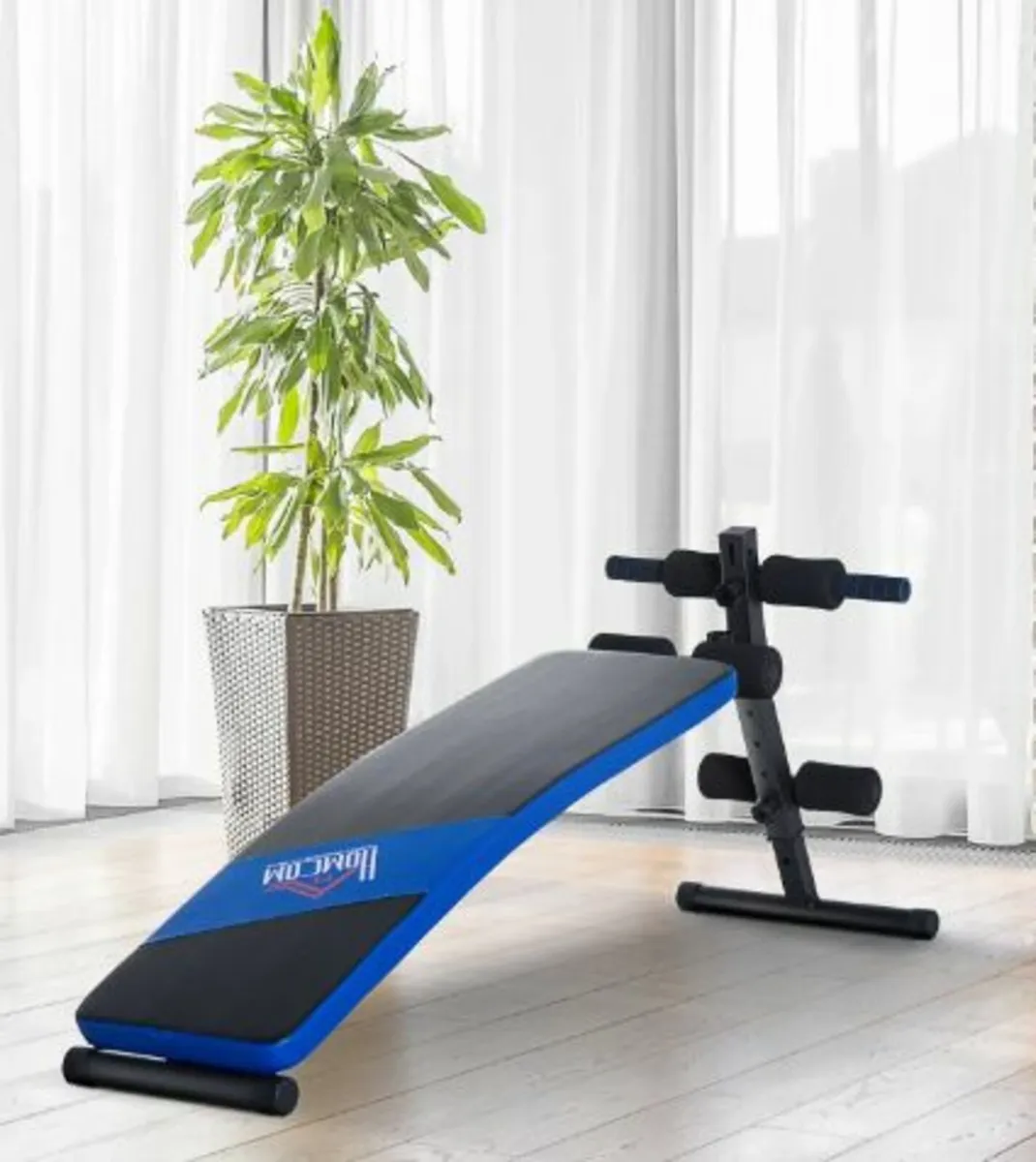 Sit Up Bench, Decline Abdominal Ab Crunch Home - Image 2