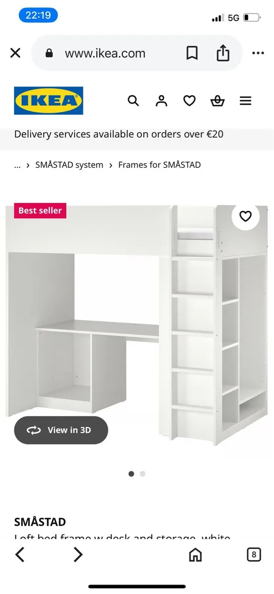 Kid’s Ikea Loft / Bunk bed - Image 1