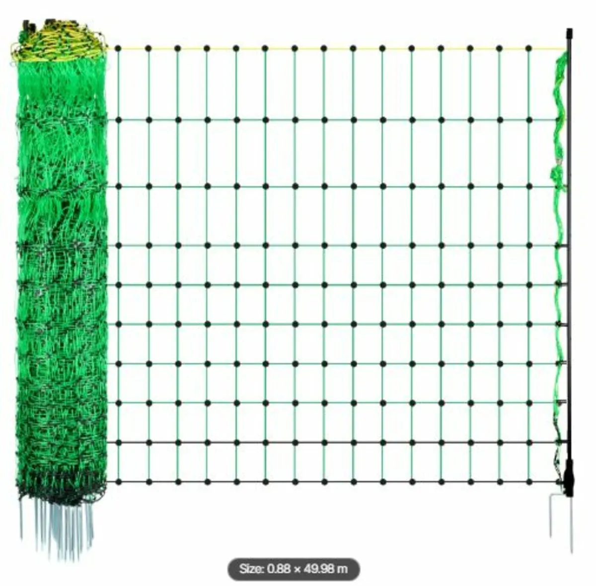 Electric Fence Netting, 0.88 x 49.98 m, PE Net - Image 4